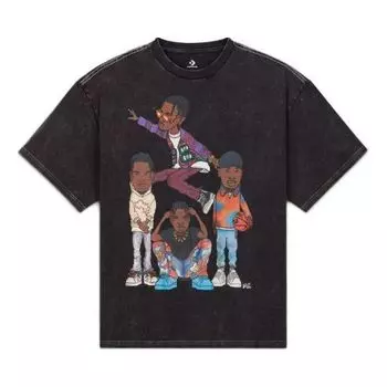 Футболка shai gilgeous-alexander player t-shirt 'black' Converse, черный