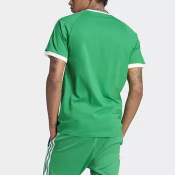 Футболка Shamrock Retro Stripes мужская зеленая Adidas Originals, зеленый