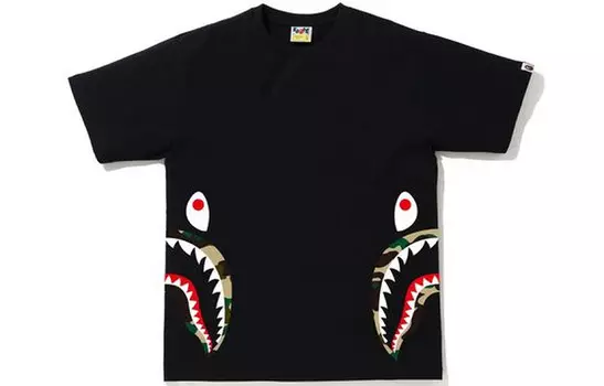 Футболка Shark Series унисекс A Bathing Ape, черный