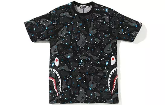 Футболка Shark Series унисекс A Bathing Ape, черный