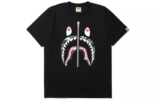 Футболка Shark Series унисекс A Bathing Ape, серый