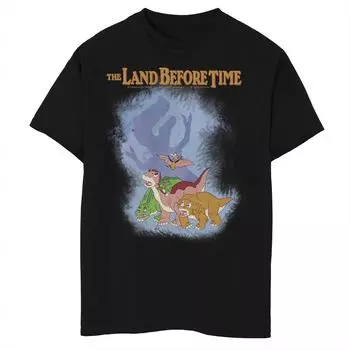 Футболка Sharptooth Shadow для мальчиков 8–20 лет Land Before Time Licensed Character