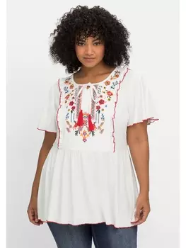 Футболка sheego by Joe Browns, белый