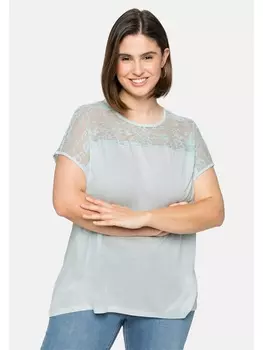 Футболка sheego, цвет blassaqua