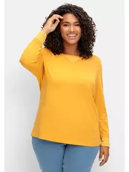 Футболка sheego, цвет curry