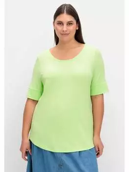 Футболка sheego, цвет kiwi