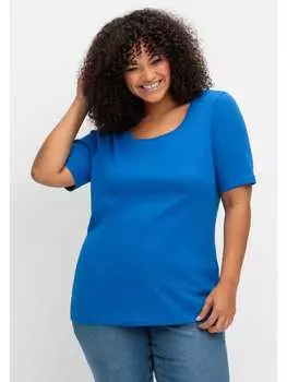 Футболка sheego, цвет kobalt