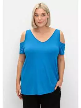 Футболка sheego, цвет kobalt