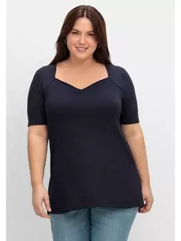 Футболка sheego, цвет tiefblau