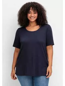Футболка sheego, цвет tiefblau