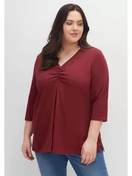 Футболка sheego, цвет weinrot