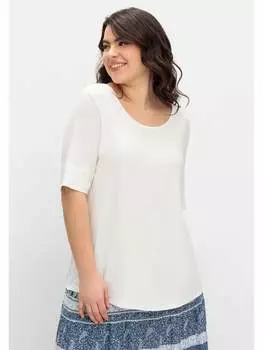 Футболка sheego, цвет wollwei