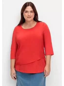 Футболка sheego, красный