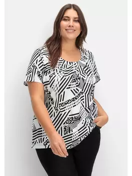 Футболка sheego Long, белый