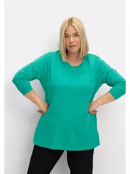 Футболка sheego Long, цвет smaragd