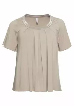 Футболка SHEEGO Shirt, темно-бежевый
