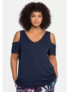 Футболка sheego Strand, ночной синий