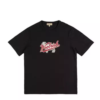 Футболка sheep graphic t-shirt Woolrich, черный