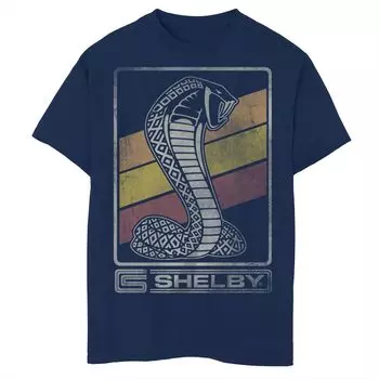 Футболка Shelby Cobra с тремя полосками для мальчиков 8–20 лет Licensed Character