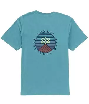 Футболка Sherpa Adventure Gear Summit с короткими рукавами из органических материалов, синий