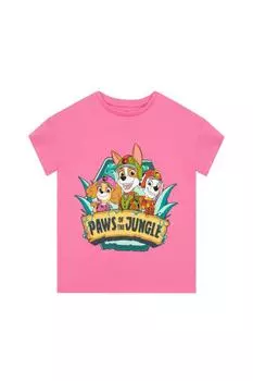 Футболка «Щенки джунглей» Paw Patrol, розовый