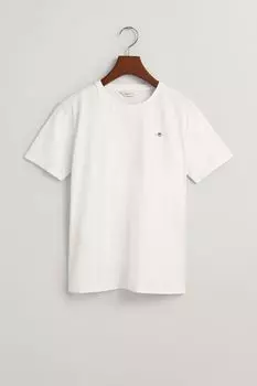 Футболка Shield с логотипом GANT, белый