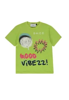 Футболка Shoe, неоновый зеленый