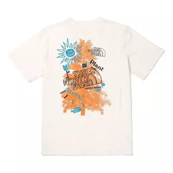 Футболка short sleeve earth day t-shirt 'beige' The North Face, бежевый
