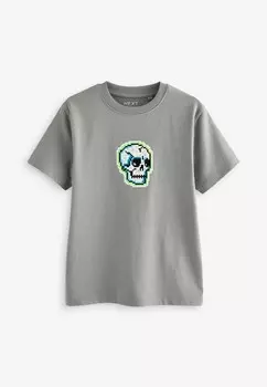 Футболка SHORT SLEEVE GRAPHIC 3 PACK STANDARD Next, черный