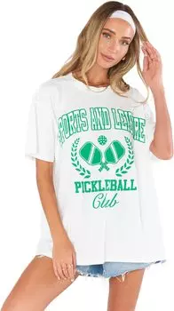 Футболка Show Me Your Mumu Airport Tee, цвет Pickleball Club Graphic