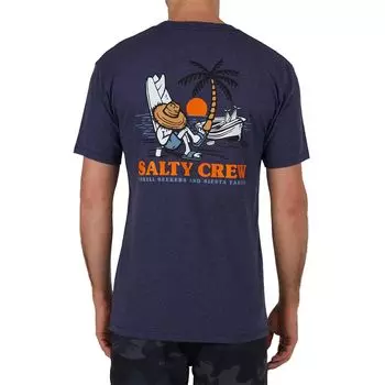 Футболка siesta premium с короткими рукавами Salty Crew, синий