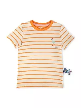 Футболка Sigikid, цвет creme/orange