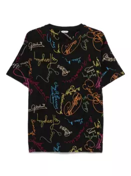 Футболка Signature Scrawl BODE, черный