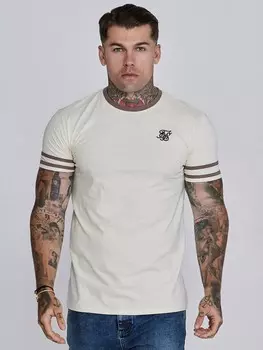 Футболка SikSilk, экрю