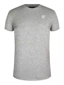 Футболка SikSilk, цвет mottled grey