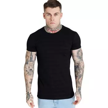 Футболка Siksilk Jacquard, черный