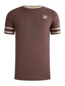 Футболка SikSilk, коричневый