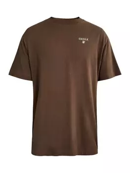Футболка SikSilk, коричневый