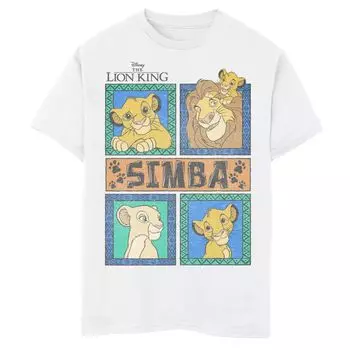 Футболка Simbafied с рисунком «Король Лев» для мальчиков 8–20 лет от Disney. Disney