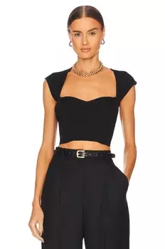 Футболка SIMKHAI Abia Cropped, черный