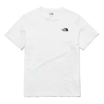 Футболка simple dome t-shirt 'white' The North Face, белый