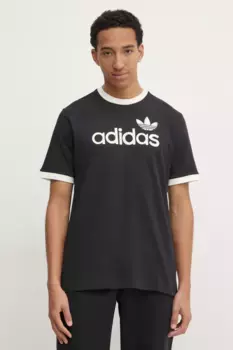 ФУТБОЛКА SIMPLE TEE из хлопка adidas Originals, черный