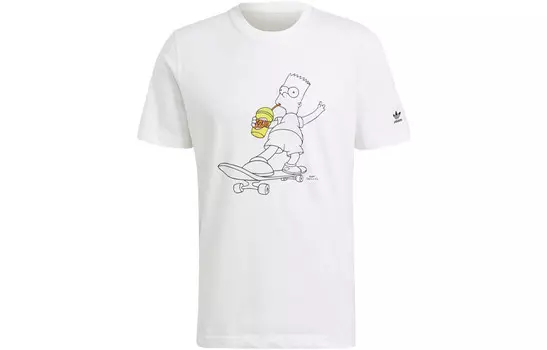 Футболка Simpsons X Мужская белая Adidas Originals, белый
