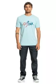 Футболка – синяя – стандартного кроя Quiksilver, синий
