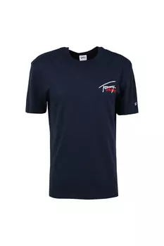 Футболка – синяя – стандартного кроя Tommy Jeans, синий