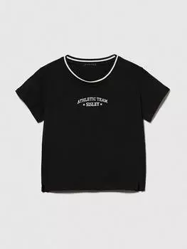 Футболка Sisley, черный