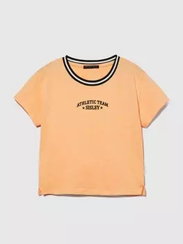 Футболка Sisley, оранжевый
