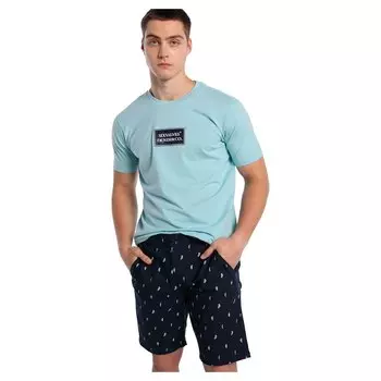 Футболка Six Valves Detail Flock 118788, синий