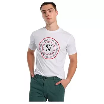 Футболка Six Valves Stamp Logo, белый