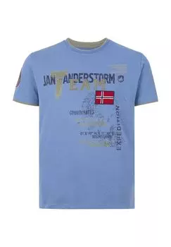 Футболка СЁЛЬВЕ JAN VANDERSTORM, светло-синий